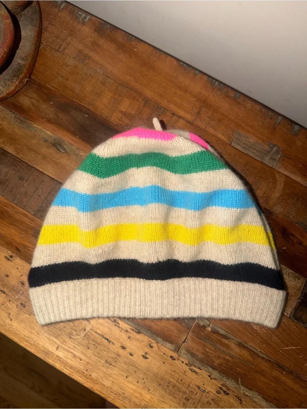 Boden Cashmere Beanie Hat and Glove Set
